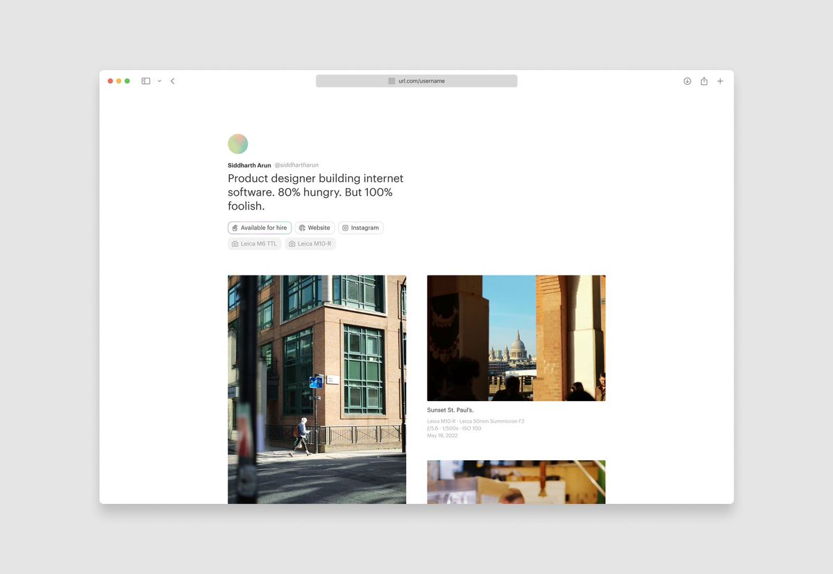 a developed site showcasing